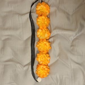 Cirque du Soleil Orange Flower Crown